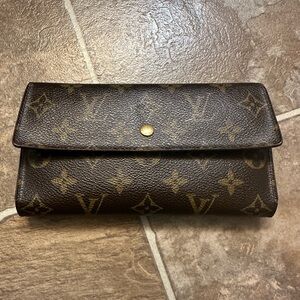 LV monogram wallet